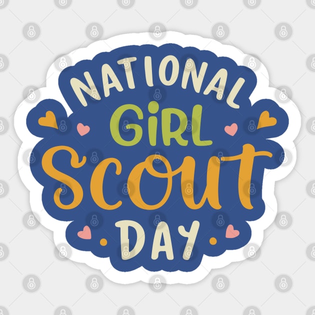 National Girl Scout Day – March Sticker by irfankokabi